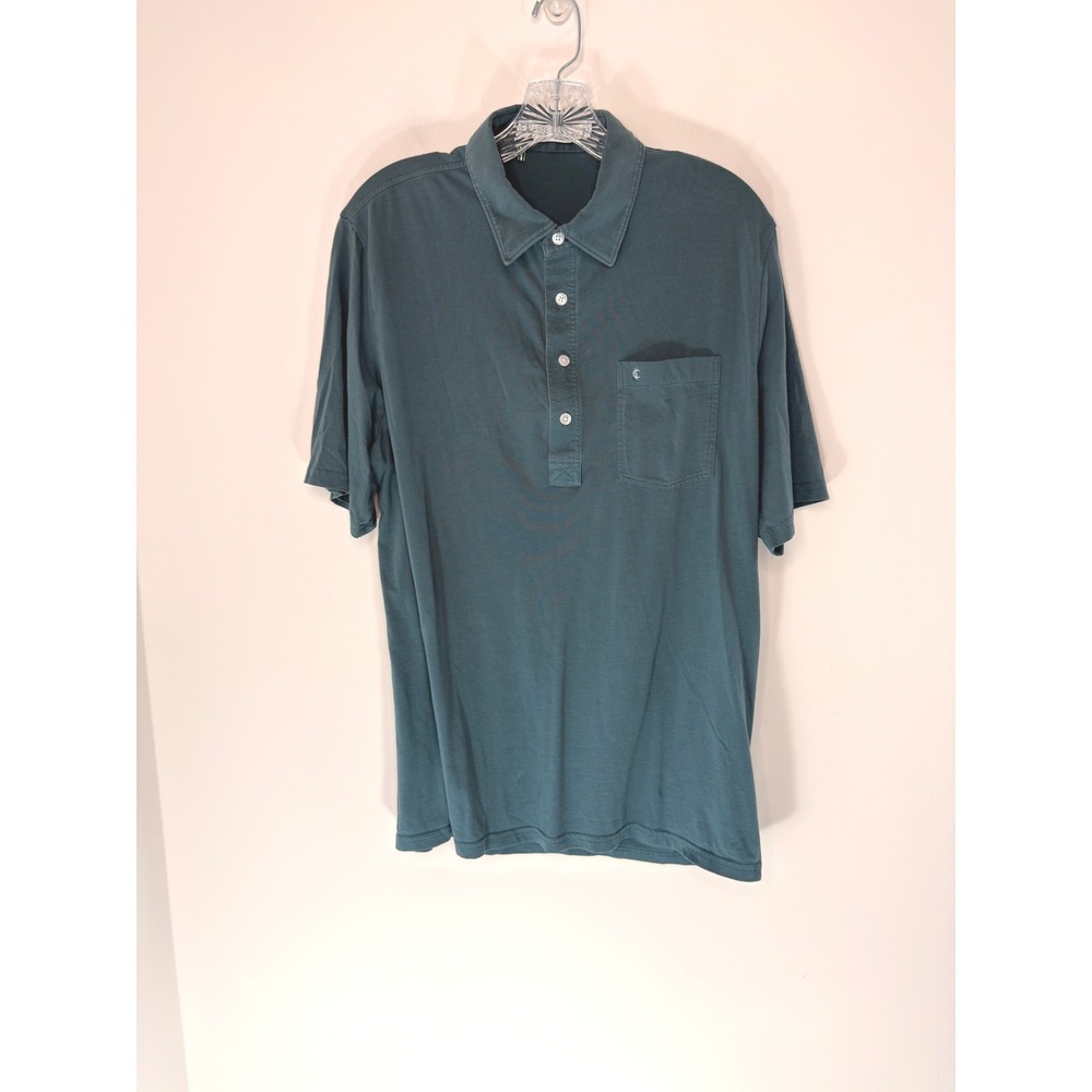 Criquet Men's Short Sleeve Polo Shirt Performance Cotton Blend Work Office Large